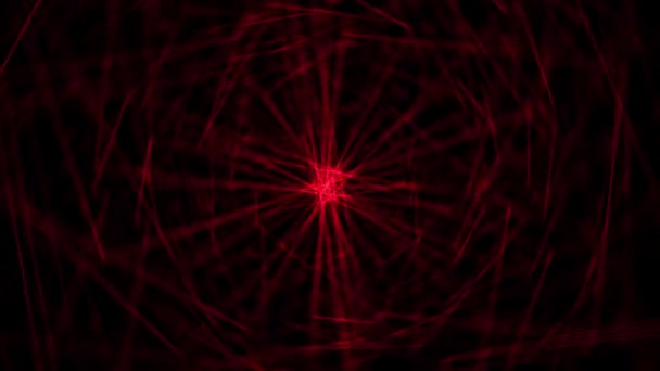 Color Vortex Rotation Side Particle Motion Graphics — Video Stock