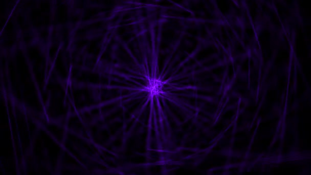 Color Vortex Rotation Side Particle Motion Graphics — Stockvideo