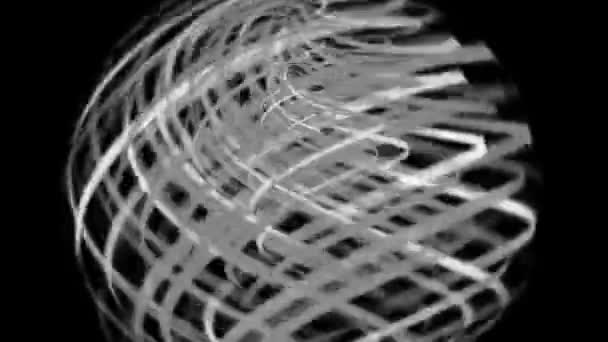 Cor Vórtice Rotação Lado Partículas Movimento Gráficos — Vídeo de Stock