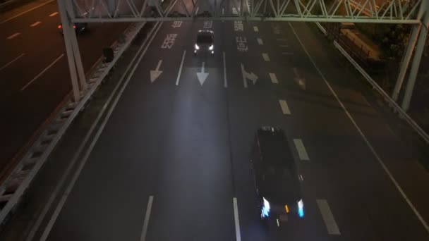 Tokyo Night Metropolitan Expressway Bay Line Bayshore 2022 — Αρχείο Βίντεο