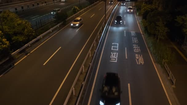 Tokyo Night Metropolitan Expressway Gulf Line Bayshore 2022 — Wideo stockowe