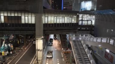 Tokyo Shibuya Gece Yarısı Görünümü 2022 Temmuz