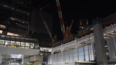 Tokyo Shibuya Gece Yarısı Görünümü 2022 Temmuz