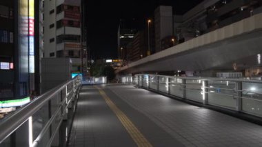 Tokyo Shibuya Gece Yarısı Görünümü 2022 Temmuz
