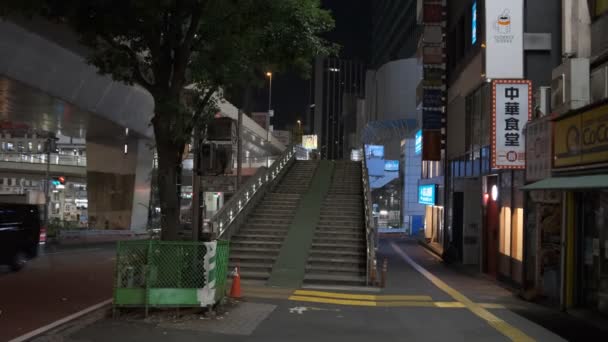 Tokyo Shibuya Midnight View 2022 July — Stok Video