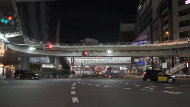 Tokyo Shibuya Midnight View 2022 July — Stockvideo