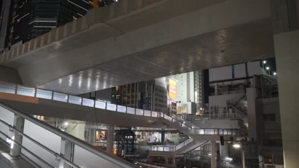 Tokyo Shibuya Midnight View 2022 July — Video Stock