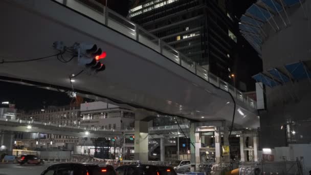 Tóquio Shibuya Midnight View 2022 Julho — Vídeo de Stock