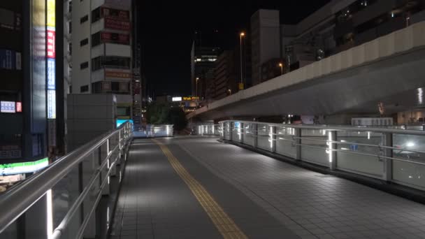 Tokyo Shibuya Midnight View 2022 July — Stok Video