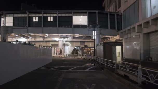 Tokyo Shibuya Gece Yarısı Görünümü 2022 Temmuz — Stok video