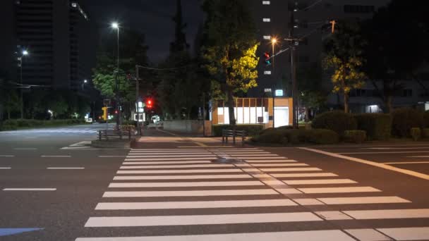 Tokio Kasumigaseki Vista Nocturna 2022 Julio — Vídeos de Stock