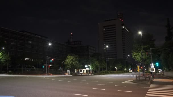 Tokio Kasumigaseki Vista Nocturna 2022 Julio — Vídeos de Stock