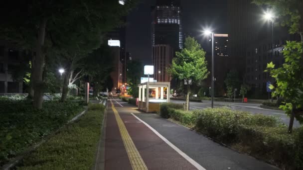 Tokyo Kasumigaseki Vue Nuit 2022 Juillet — Video