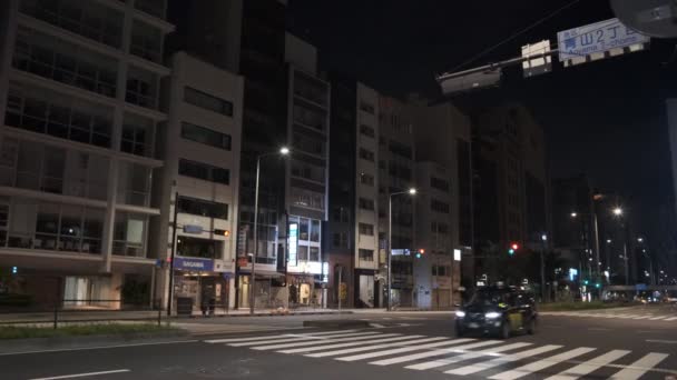 Tokyo Aoyama Vista Nocturna 2022 Julio — Vídeo de stock