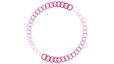 White background color motion graphics digital CG particles