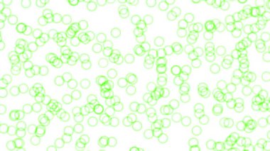 Round circular shape particle white background color CG motion graphics