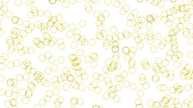 Round circular shape particle white background color CG motion graphics
