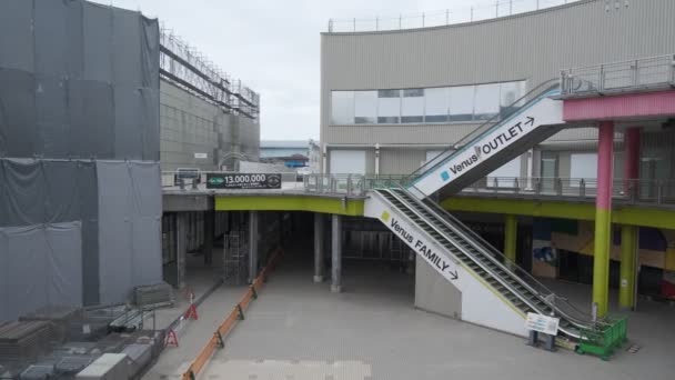Токио Одайба Палетт Таун Демонтаж Венеры Форт 2022 — стоковое видео