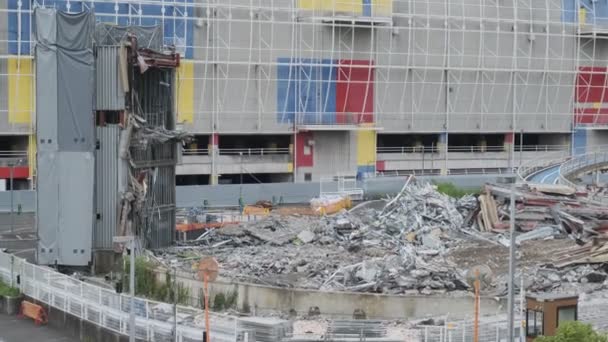 Tokyo Odaiba Palette Town Dismantling 2022 Venus Fort — Vídeos de Stock