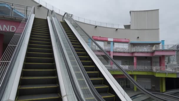 Tokyo Odaiba Palette Town Dismantling 2022 Venus Fort — Wideo stockowe