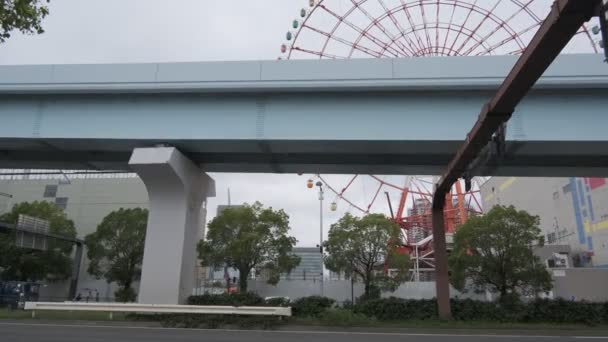 Tokyo Odaiba Palette Town Dismantling 2022 Venus Fort — Stok video