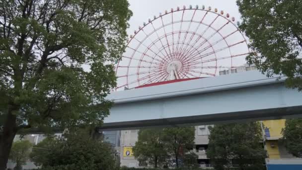 Tokyo Odaiba Palette Town Dismantling 2022 Venus Fort — Wideo stockowe