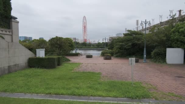 Tokyo Odaiba Palette Town Dismantling 2022 Venus Fort — Wideo stockowe