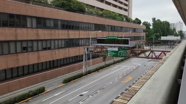 Tokyo Ikebukuro Sunshine City Early Morning September 2022 — Stock videók