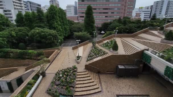 Tokyo Ikebukuro Sunshine City Early Morning September 2022 — Stock videók