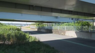 Tokyo Arakawa nehir yatağı manzarası 2022 Ağustos