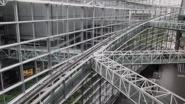 Tokyo International Forum Early Morning September 2022 — Stockvideo