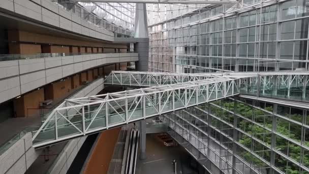 Tokyo International Forum Early Morning September 2022 — Wideo stockowe