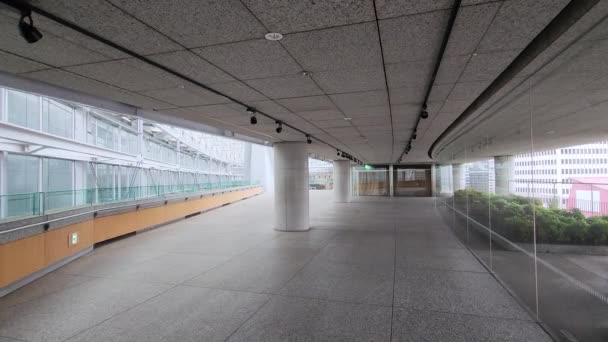 Tokyo International Forum Early Morning September 2022 — Stock Video