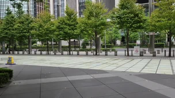 Tokyo International Forum Early Morning September 2022 — Wideo stockowe