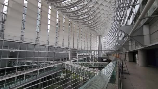 Tokyo International Forum Early Morning September 2022 — Wideo stockowe