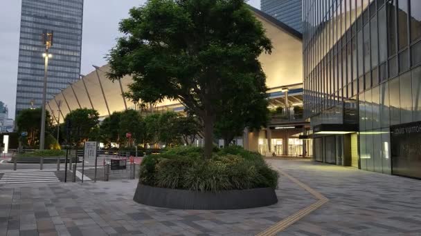 Tokyo Marunouchi Otemachi Early Morning September 2022 — Stockvideo