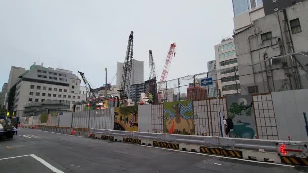 Tokyo Marunouchi Otemachi Early Morning September 2022 — стокове відео