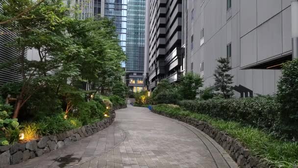 Tokyo Marunouchi Otemachi Early Morning September 2022 — Αρχείο Βίντεο