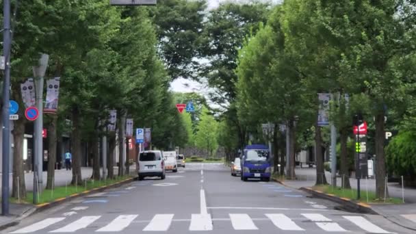 Tokyo Marunouchi Otemachi Early Morning September 2022 — Αρχείο Βίντεο