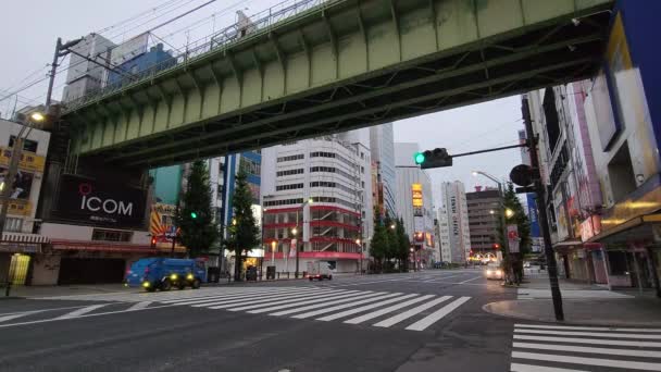 Tokyo Akihabara Vroege Ochtend September 2022 — Stockvideo