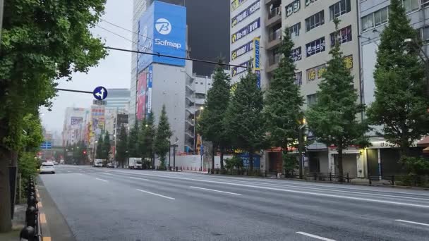 Tokyo Akihabara Рано Вранці Вересня 2022 Року — стокове відео