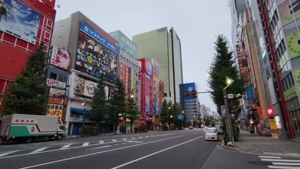 Τόκιο Akihabara Νωρίς Πρωί Σεπτέμβριος 2022 — Αρχείο Βίντεο
