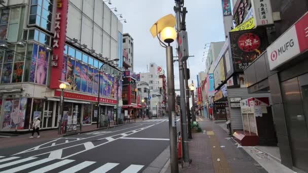Tokyo Shin Okubo Dimineața Devreme Septembrie 2022 — Videoclip de stoc