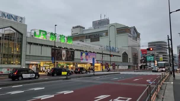 Tokyo Shinjuku Temprano Mañana Septiembre 2022 — Vídeos de Stock