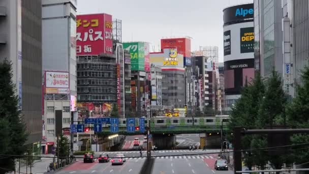 Токіо Сіндзюку Рано Вранці 2022 Року — стокове відео