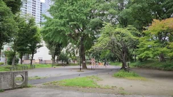 Tokyo Toyama Park Manhã Cedo Setembro 2022 — Vídeo de Stock