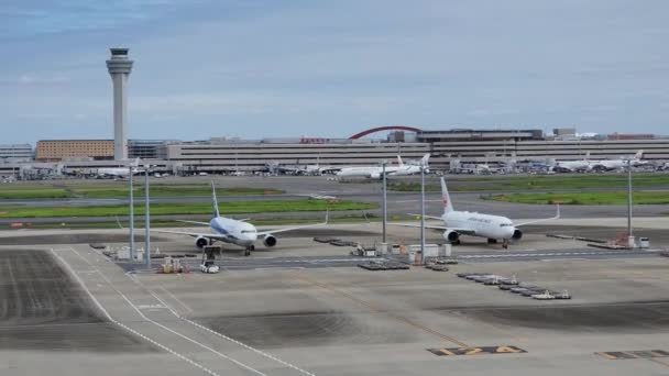 Ιαπωνία Haneda Αεροδρόμιο Σεπτέμβριος 2022 — Αρχείο Βίντεο