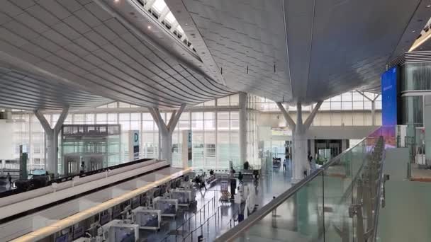Japan Haneda Flygplats September 2022 — Stockvideo