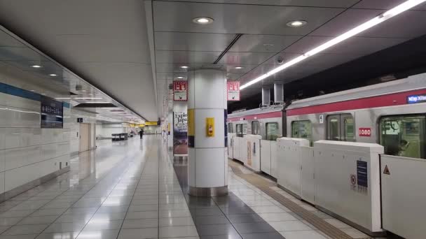 Tokyo Haneda Airport Terminal Stazione — Video Stock