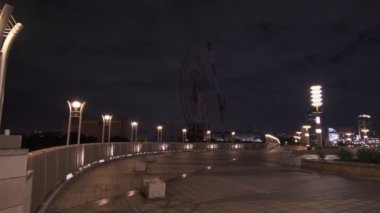 Tokyo Odaiba Dönme dolabı Gece Manzarası 'nı söküyor Eylül 2022